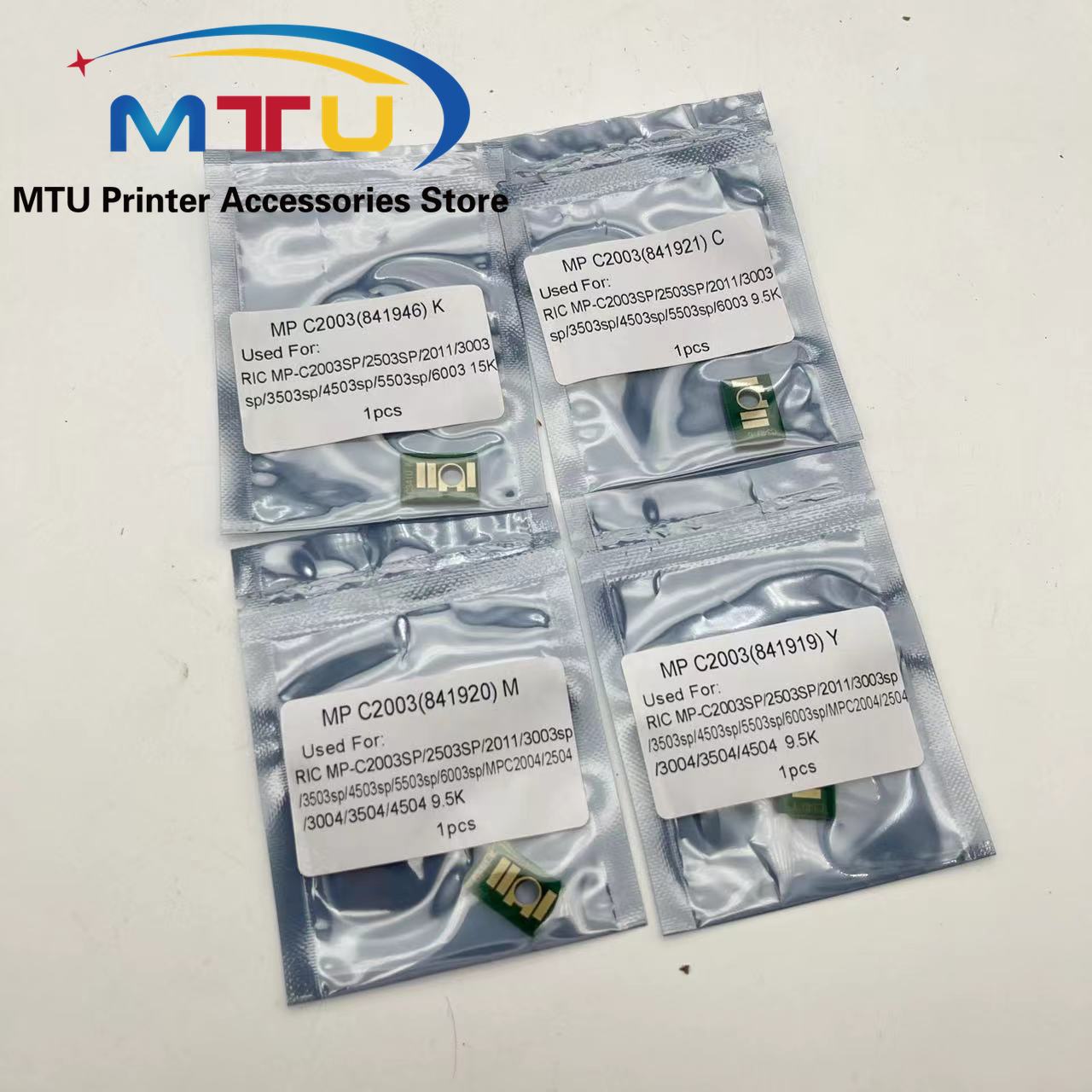 Toner Cartridge - 20PCS ตลับหมึกรีเซ็ตชิปสำหรับ Ricoh MPC3003 MPC3503 MPC3004