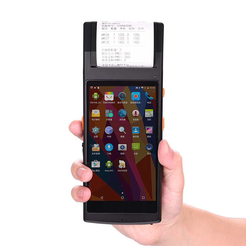 Receipt Printer - TS-501 5.5 นิ้วสินค้าคงคลังรองรับ Android 7.0 ใบเสร็จรับเงิน