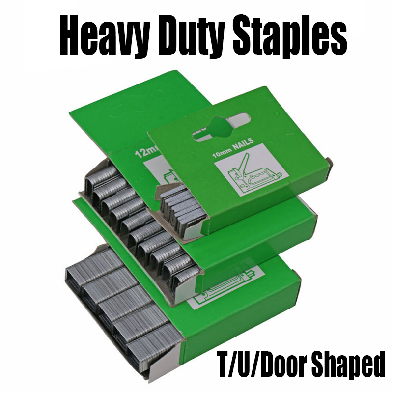 Stapler Heavy Duty - ลวดเย็บกระดาษรูปตัว T/U/รูปทรงประตู สำหรับงานหนัก ใช้สำหรับงานตกแต่งภายใน/งานไม้/ยึดติด/เย็บกล่อง/ปืนเย็บกระดาษ