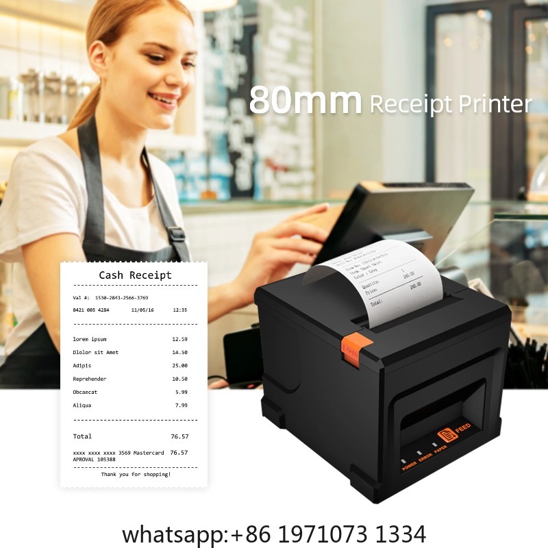 Receipt Printer - 【POS-8360】เครื่องพิมพ์ใบเสร็จขนาด 80 มม. แบบ USB+LAN พร้อมตัวตัดอัตโนมัติ