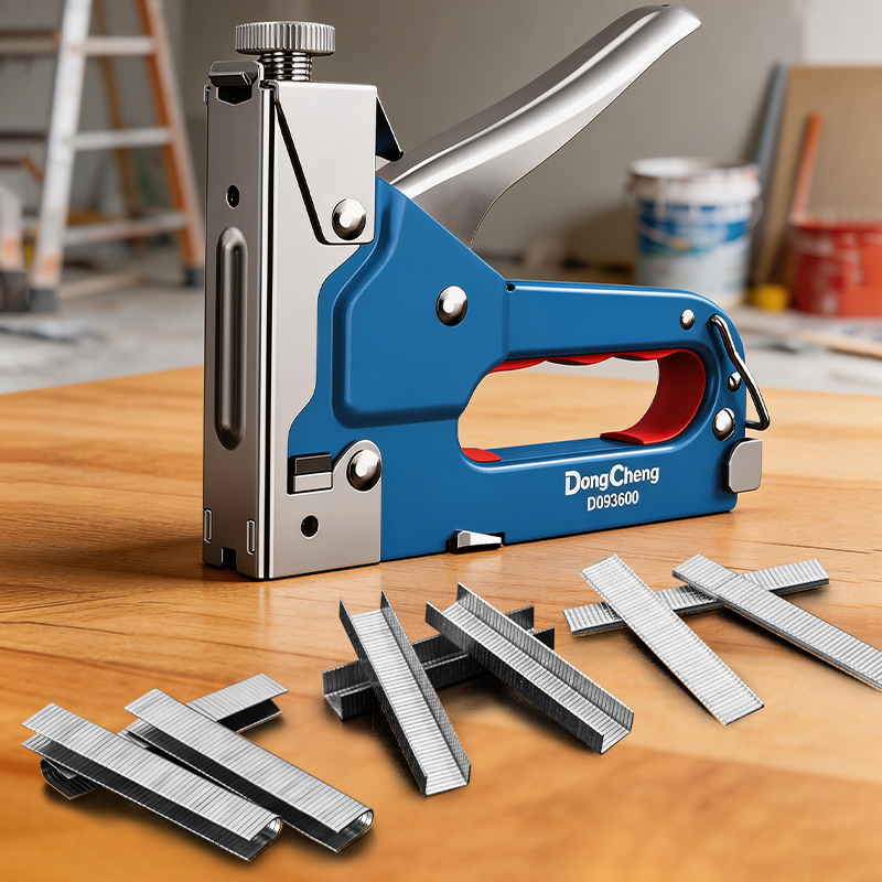 Stapler Heavy Duty - ปืนยิงตะปู 3-in-1 เหล็กกล้าคาร์บอน ใช้ได้กับตะปูขนาด 4-14 มม.