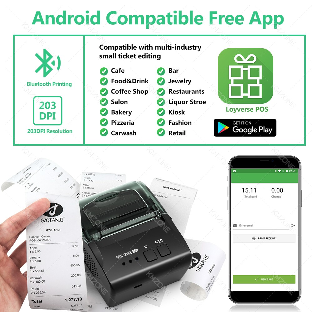 เครื่องพิมพ์ใบเสร็จใบเสร็จ POS - Commercial Book Printing Machines บทวิจารณ์และราคา