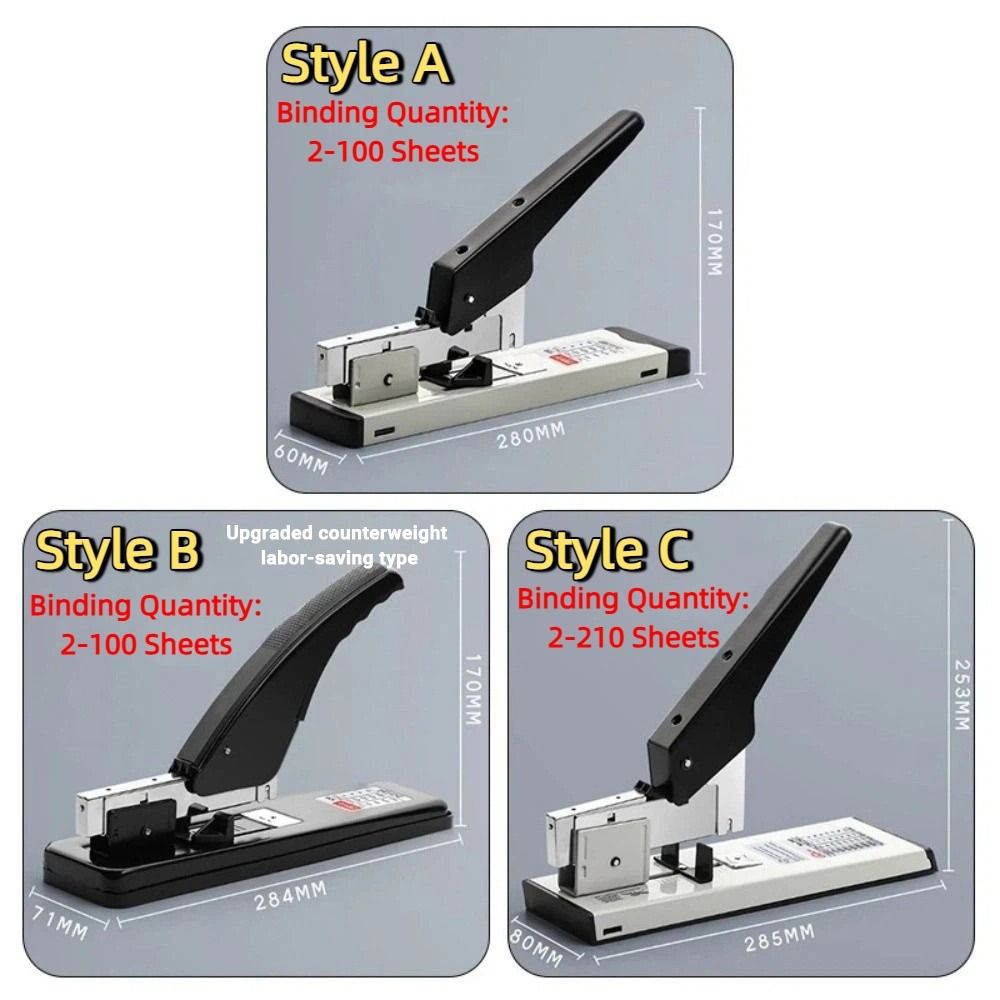 เครื่องเย็บกระดาษแบบประหยัดแรง - Stapler Heavy Duty บทวิจารณ์และราคา